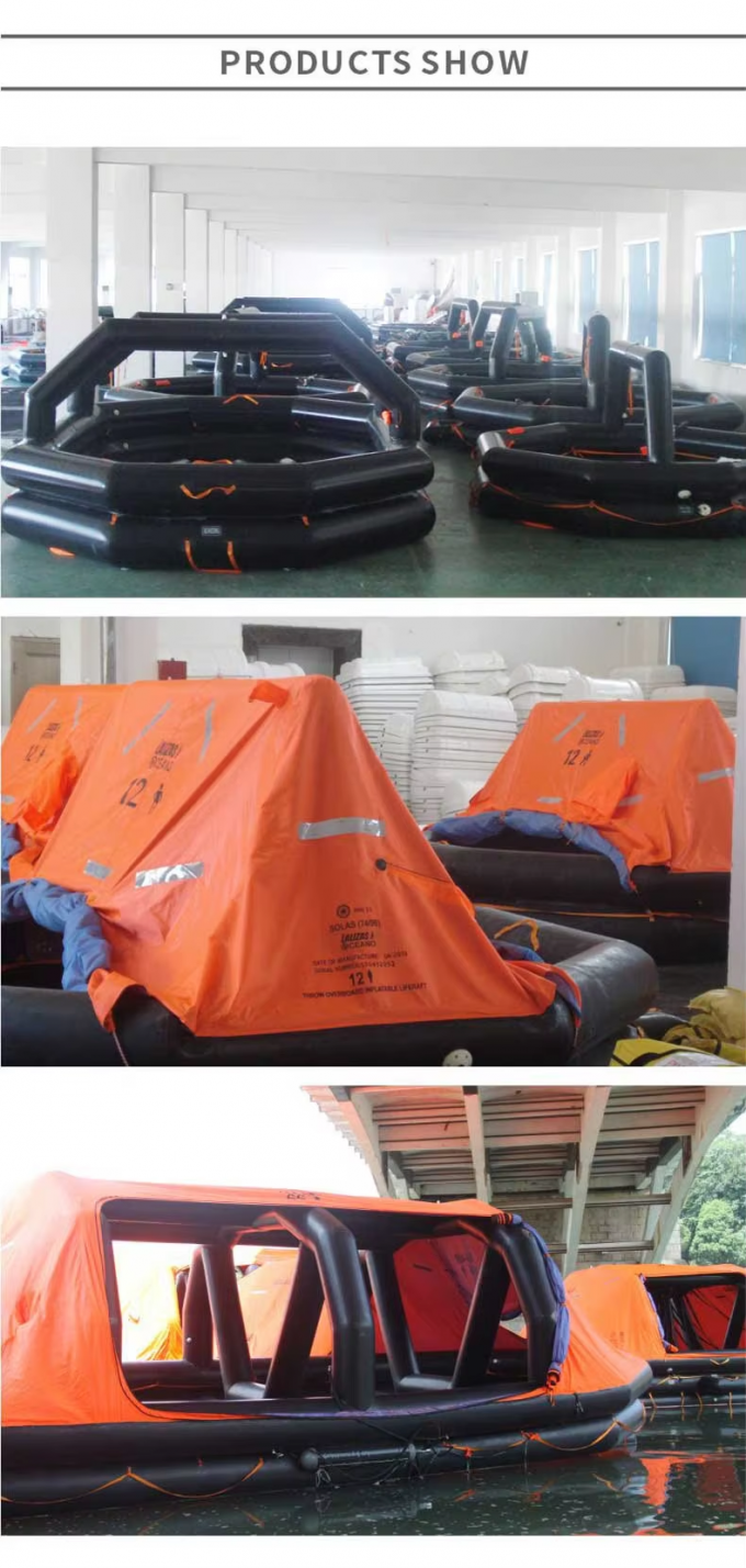 Throw Overboard Inflatable Life Raft Type SMLR Durable Design
